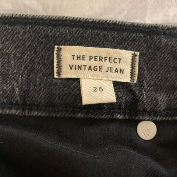 Madewell Black The Perfect Vintage Jeans Womens 26 - Picture 4 of 8